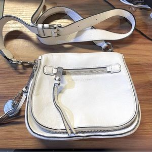 Marc Jacobs White Leather Cross-Body Bag